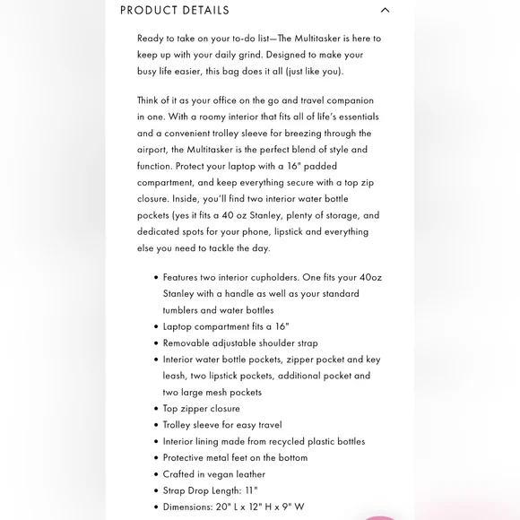 Poppy & Peonies Elegant Burgundy Tote Bag - Picture 3 of 8